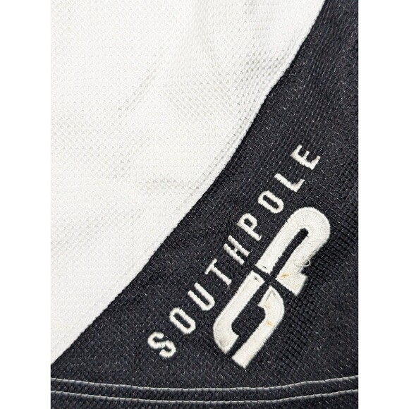 VTG 90s Y2K Southpole Mesh Jersey Polo Shirt Sz L Embroidered Logo & Spellout - Picture 8 of 8